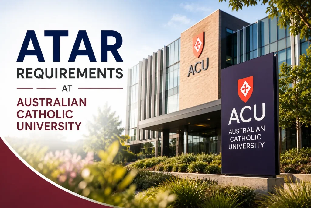 Australian Catholic University ATAR Requirements 2026